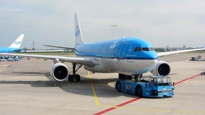 KLM Airtline Ankunft